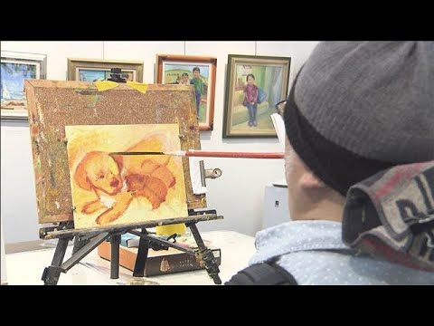 口と足で表現する芸術家たちの絵画展開催 東京・有楽町(2026年6月22日)