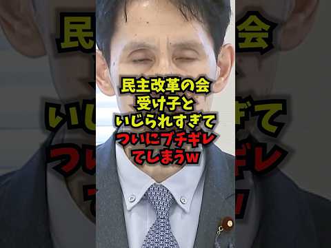階猛氏が「受け子」との揶揄に反応｜民主改革の会・政党交付金の話題【shorts】
