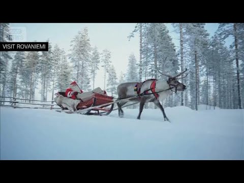 NORAD　サンタの追跡始まる　今年で70回目　戦闘機でサンタの撮影も(2025年12月24日) サムネイル