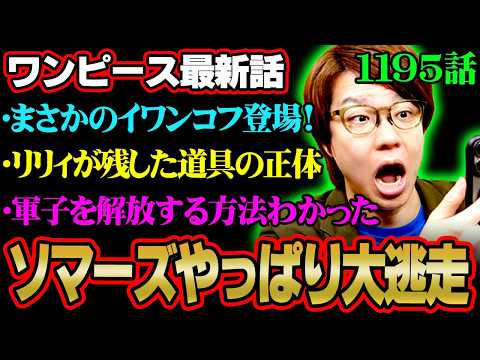 【ワンピース1195話考察】イワンコフ登場の意味は？サンジの修行とソマーズの逃走を解説【ネタバレ注意】