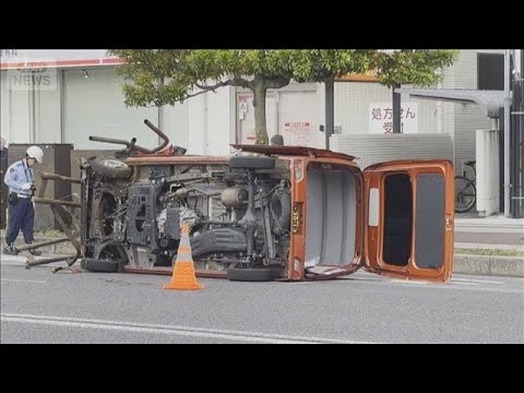 「バンが横転」3時間後に運転手連絡　広島市【スーパーJチャンネル】(2026年5月13日) サムネイル