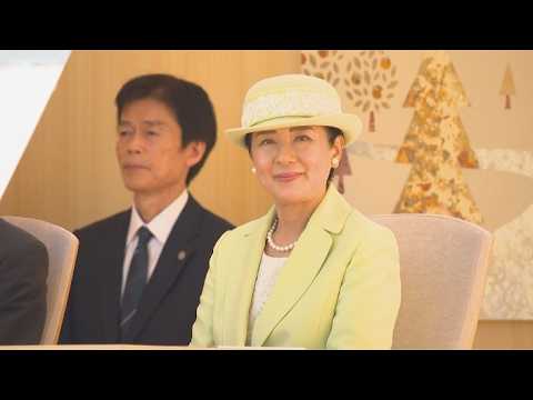 【天皇皇后両陛下】1泊2日で愛媛県へ「全国植樹祭」に出席　雅子さま　新緑に映えるライトグリーンの装い　オランウータンに… サムネイル