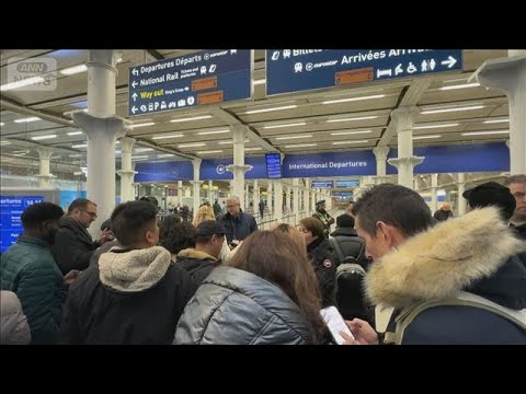 年末の休暇シーズンに…英と欧州結ぶ列車運休　順次再開もダイヤに大きな乱れ(2025年12月31日) サムネイル