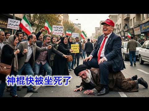 烽烟四起却不敢屠杀，伊朗神棍政权快被川普一屁股坐死了。抓一个马杜罗送一个哈梅内伊？2026年开年大吉！ サムネイル