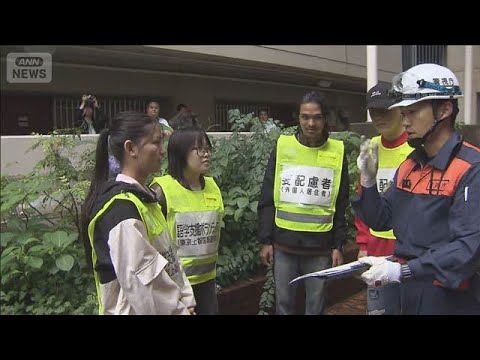 都営白鬚東アパートで首都直下地震想定の訓練　居住者の4割が高齢者 外国人も急増(2026年6月27日)