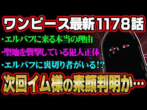 イム様の素顔ついに判明か…聖地で起きている大事件の真実がヤバすぎる!?※ネタバレ 注意【 ワンピース 最新話 1178… サムネイル