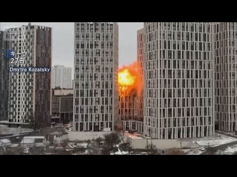 米ウ首脳会談前に首都に大規模攻撃　「これがプーチンの真の姿」ゼレンスキー氏が批判(2025年12月27日) サムネイル
