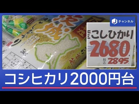 コメ価格が3週連続で値下がり“暑さ強い”新新品種の値段は？【スーパーJチャンネル】(2026年6月12日)