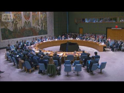 イランの報復攻撃を非難　国連安保理が決議を採択(2026年3月12日) サムネイル