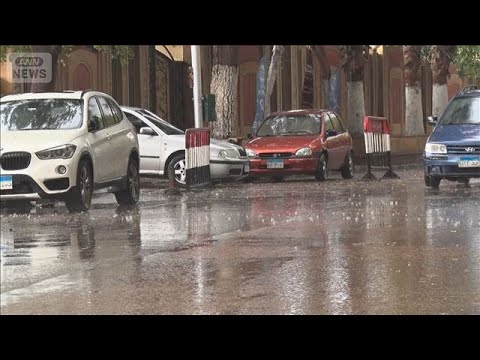 「新鮮な経験だ」エジプトで雹観測　大気の状態非常に不安定に…学校なども休校(2026年3月26日) サムネイル