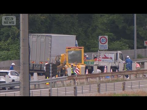 北陸道の追突事故　意識不明の作業員男性死亡　死者2人に(2026年6月6日) サムネイル