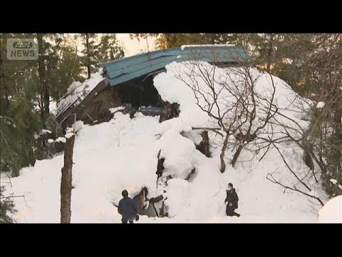 積雪の重みで？住宅倒壊　1人が犠牲に　住人の独居男性か　新潟・上越市【スーパーJチャンネル】(2026年2月3日) サムネイル