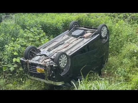 「動物が飛び出し」車が道路下に転落【スーパーJチャンネル】(2026年6月5日) サムネイル