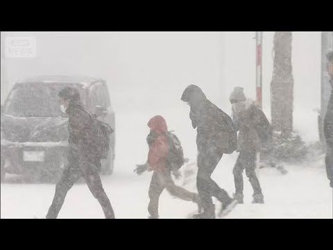 強烈寒気　雪でスリップ事故相次ぐ　長野ではクレーン車など車4台が絡む事故【もっと知りたい！】【グッド！モーニング】(2… サムネイル