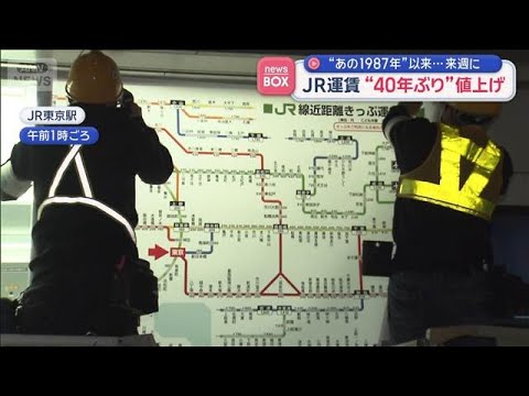 JR運賃が来週から値上げ　1987年の会社発足以来“約40年ぶり”【スーパーJチャンネル】(2026年3月6日) サムネイル