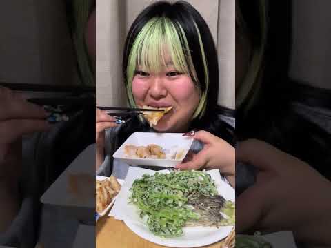100キロが何を食べてるか分かる？shorts asmr mukbang 飯テロ サムネイル
