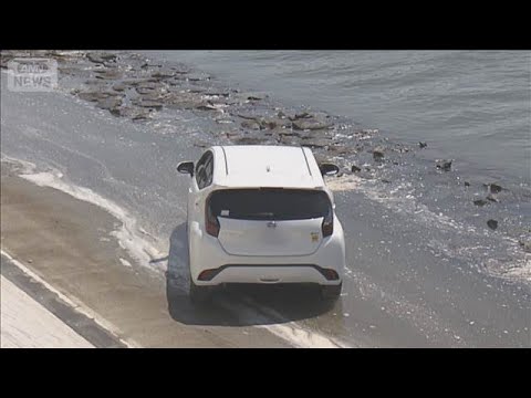 「車が水没」車中泊の間に潮満ちたか　熊本市【スーパーJチャンネル】(2026年5月18日) サムネイル