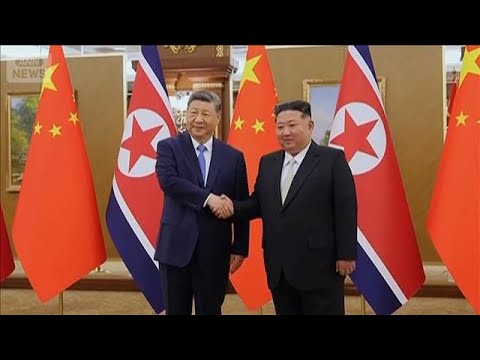 習主席　7年ぶりの訪朝を終える　核問題は両国ともに言及なし(2026年6月10日) サムネイル