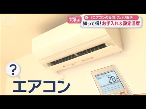 「エアコンの疑問」ズバリ解決　知って得！お手入れ＆設定温度【スーパーJチャンネル】(2026年4月10日) サムネイル