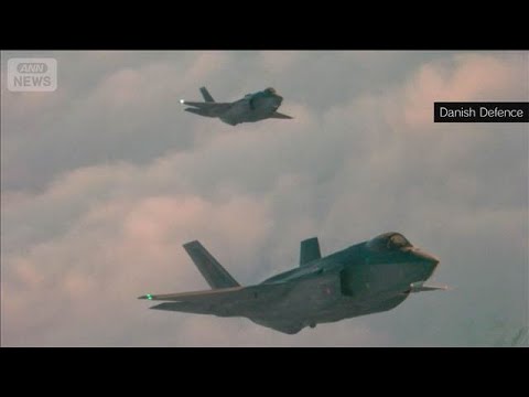 グリーンランド上空でデンマーク軍F35戦闘機とフランス軍給油機が共同訓練(2026年1月17日) サムネイル