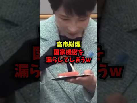 【衝撃】高市総理国家機密を漏らしてしまうww高市総理ピザーラ禁止国家機密公邸サバイバルshorts サムネイル