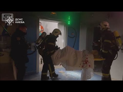 ロシア軍　キーウの病院に攻撃　入院患者死亡　年末年始にウクライナへの攻撃2000超(2026年1月5日) サムネイル