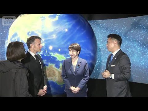 高市総理と仏マクロン大統領が宇宙ベンチャー企業を視察(2026年4月2日) サムネイル