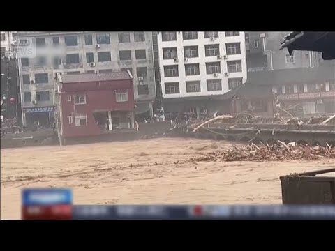 中国の中部や南部で豪雨　10人死亡　湖南省では約1万8400人が避難(2026年5月19日)