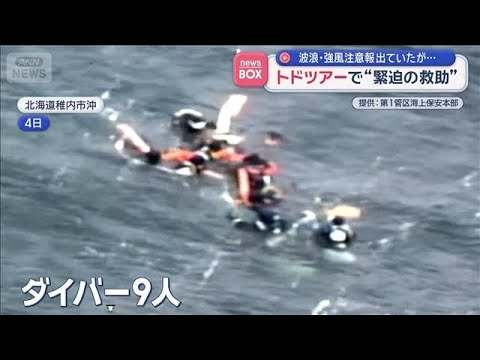 トドツアーで“緊迫の救助”　波浪・強風注意報出ていたが…【スーパーJチャンネル】(2026年4月7日) サムネイル