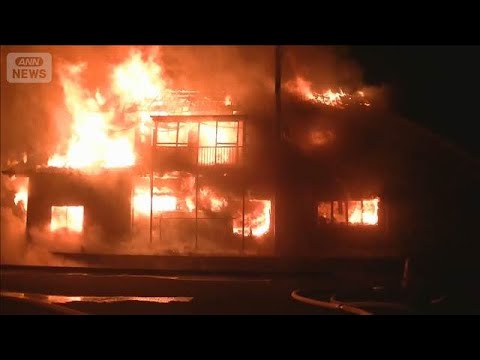 「製材所から火が…」深夜に騒然 隣接する住宅など10棟焼く　福井・あわら市【スーパーJチャンネル】(2026年3月22…