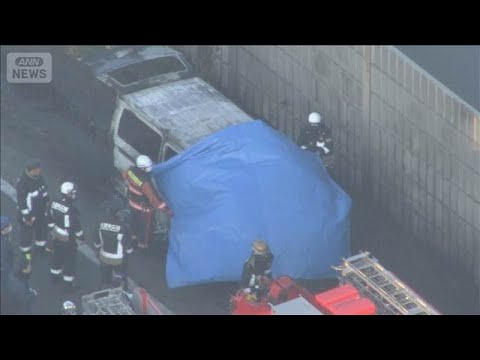 「車が燃えている、人が乗っている」九州道で車両火災　1人取り残されている情報も(2026年1月8日) サムネイル