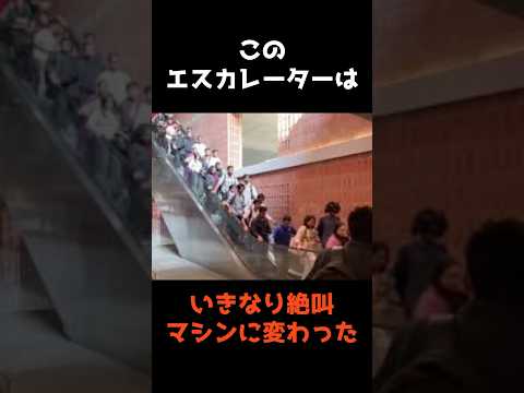 【いきなり絶叫マシンに変わったエスカレーター】 #shorts #事件解説 #雑学 サムネイル