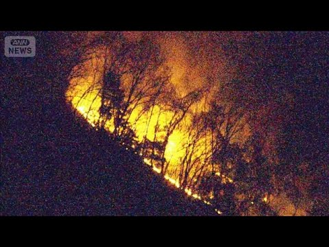 山梨の山火事 発生から17日目で鎮圧　約396ha焼ける(2026年1月24日) サムネイル