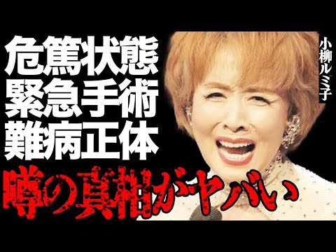 小柳ルミ子の緊急手術や"危篤状態"の衝撃の真相がヤバい…命の危機に瀕して精神崩壊させた難病の正体に言葉を失う…