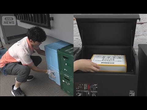 配達員がオートロック解錠　置き配で新サービス　一戸建て向けの頑丈な宅配ボックスも【もっと知りたい！】【グッド！モーニン… サムネイル