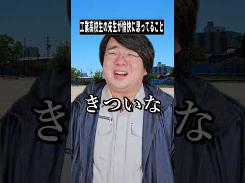 工業高校の先生が愉快に思うことをショートで！コント感あるある雑学まとめ
