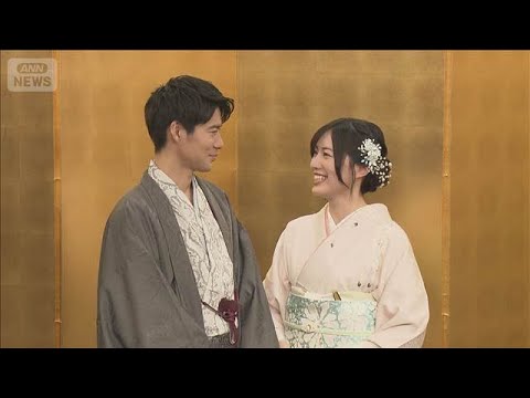 結婚会見 元SKE48 松井珠理奈さんが骨折の夫をサポート【スーパーJチャンネル】(2026年1月7日) サムネイル