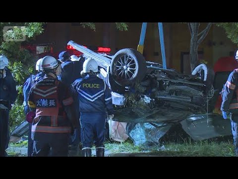 車が横転　男女が意識不明　3人搬送　北海道・苫小牧市(2026年5月23日) サムネイル