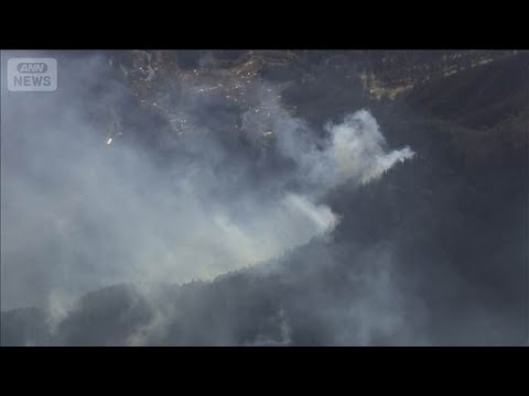 山梨5日目も鎮火めど立たず　各地で火事相次ぐ　けが人なし(2026年1月12日) サムネイル