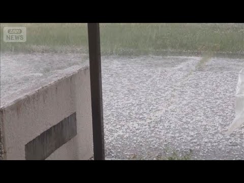暑さから一転…大粒の“雹”　各地で今季初の“ゲリラ雷雨”も【報道ステーション】(2026年5月13日) サムネイル
