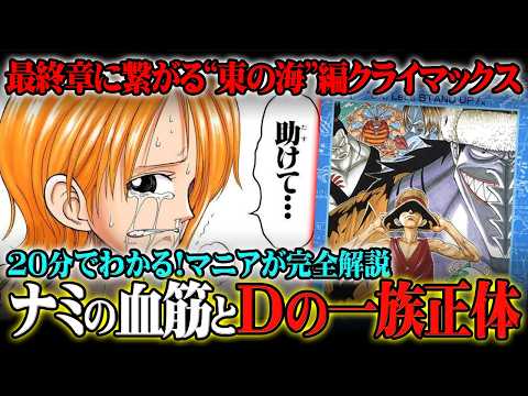 【完全解説】ワンピース“東の海”ナミ・ローグタウン編。ナミの過去の秘密とDの一族の正体とは!?【 ONE PIECE… サムネイル