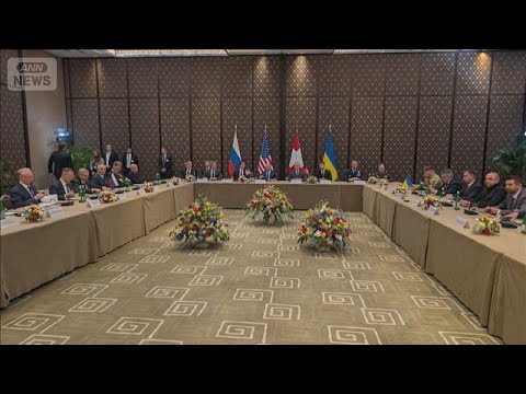 米・ロ・ウクライナ　スイスで今年3度目の和平協議　領土問題など焦点に18日も継続(2026年2月18日) サムネイル
