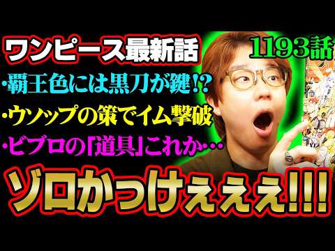 【ワンピース】1193話をネタバレ解説|ゾロの覇王色の見どころ、ウソップの策、ビブロの道具の正体