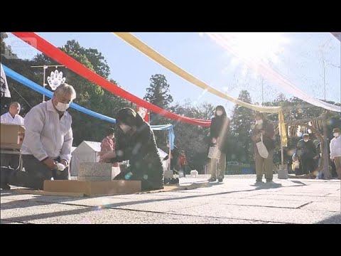 米を奉納すると年越しそば「そば献穀祭」　宇都宮市の栃木県護国神社(2025年12月31日) サムネイル