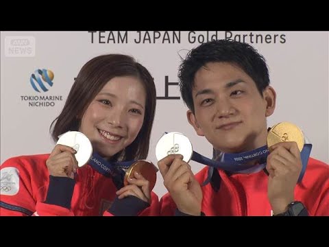 【ミラノ五輪】りくりゅうペア 会見で喜び語る「諦めないことの大切さ学べた」(2026年2月17日)