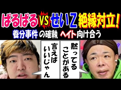 【ぱるぱる】VS【せいZ】絶縁対立!「黙ってることがある」「言えばいいじゃん」【養分事件】の確執、ヘイト向け合う サムネイル