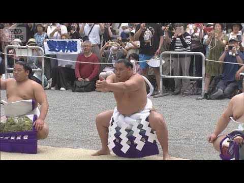 横綱・豊昇龍と大の里が熱田神宮で奉納土俵入り 休場明けからの再起を目指す【知っておきたい!】【グッド!モーニング】(2…