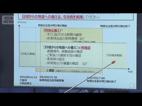 気象庁「注意の対象ではない」北海道で最大震度5強　“後発地震注意”呼びかけ終了【報道ステーション】(2026年4月27…