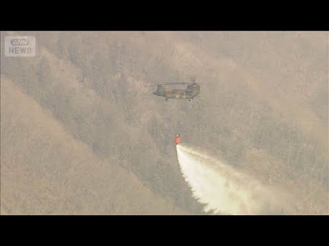 群馬・上野村の山火事鎮火せず　9世帯に避難指示(2026年3月22日) サムネイル