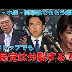 自民党総裁選後、自民党は分裂する。石破茂でも、小泉進次郎でも、高市早苗でももはや無理だ！安冨歩東京大学名誉教授。一月万冊 -芸能ニュース/炎上まとめ